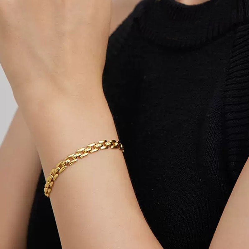Timepiece Chain Bransoletka | Złoto