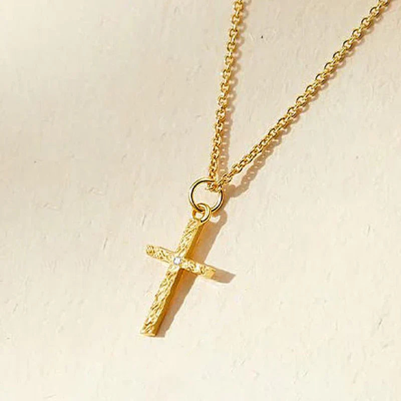 Cross Initial Zestaw Naszyjników | Złoto