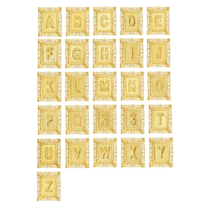 Cross Initial Zestaw Naszyjników | Złoto