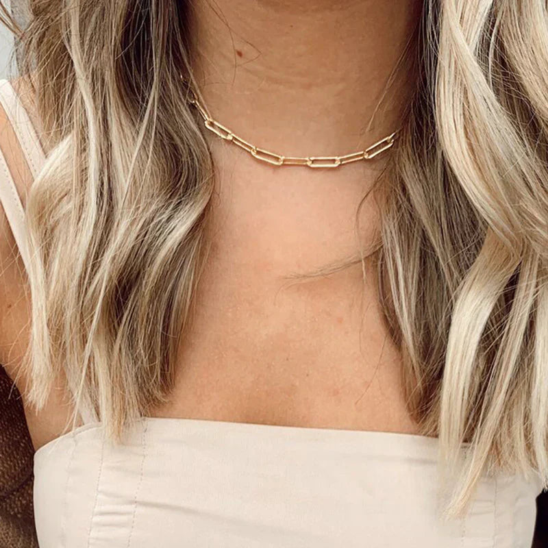 Archen Elegant Chain Naszyjnik | Złoto