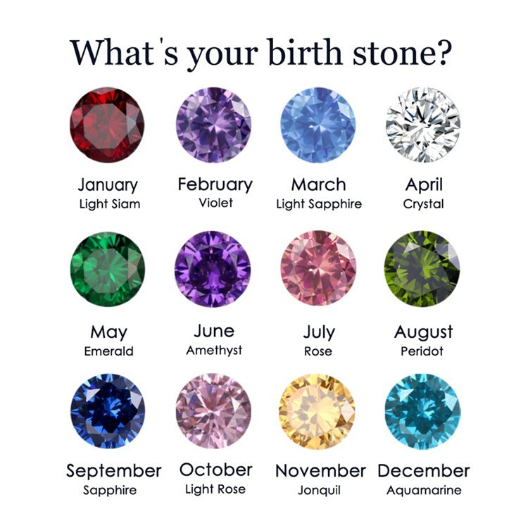 Amelia Birthstone Naszyjnik