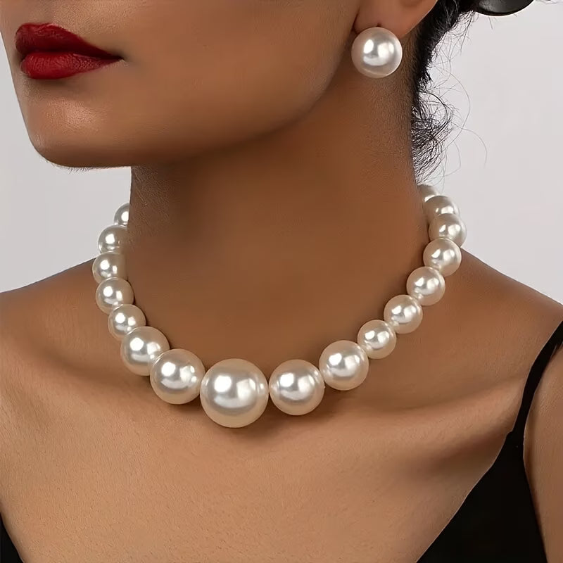 Classic Luxe Zestaw Biżuterii z Perłami