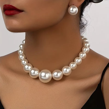 Classic Luxe Zestaw Biżuterii z Perłami