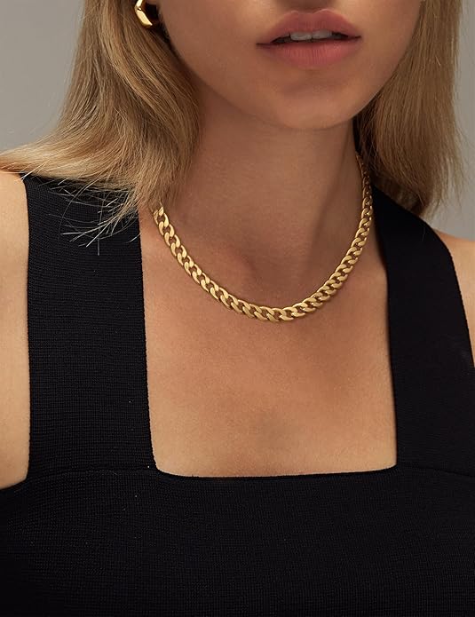 Chunky Cuban Link Naszyjnik | Złoto