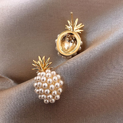 Perła Pineapple Kolczyki