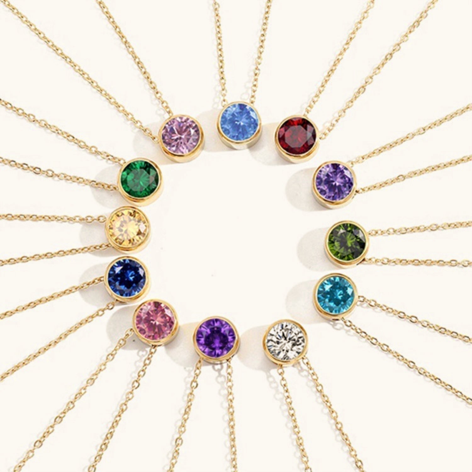 Amelia Birthstone Naszyjnik