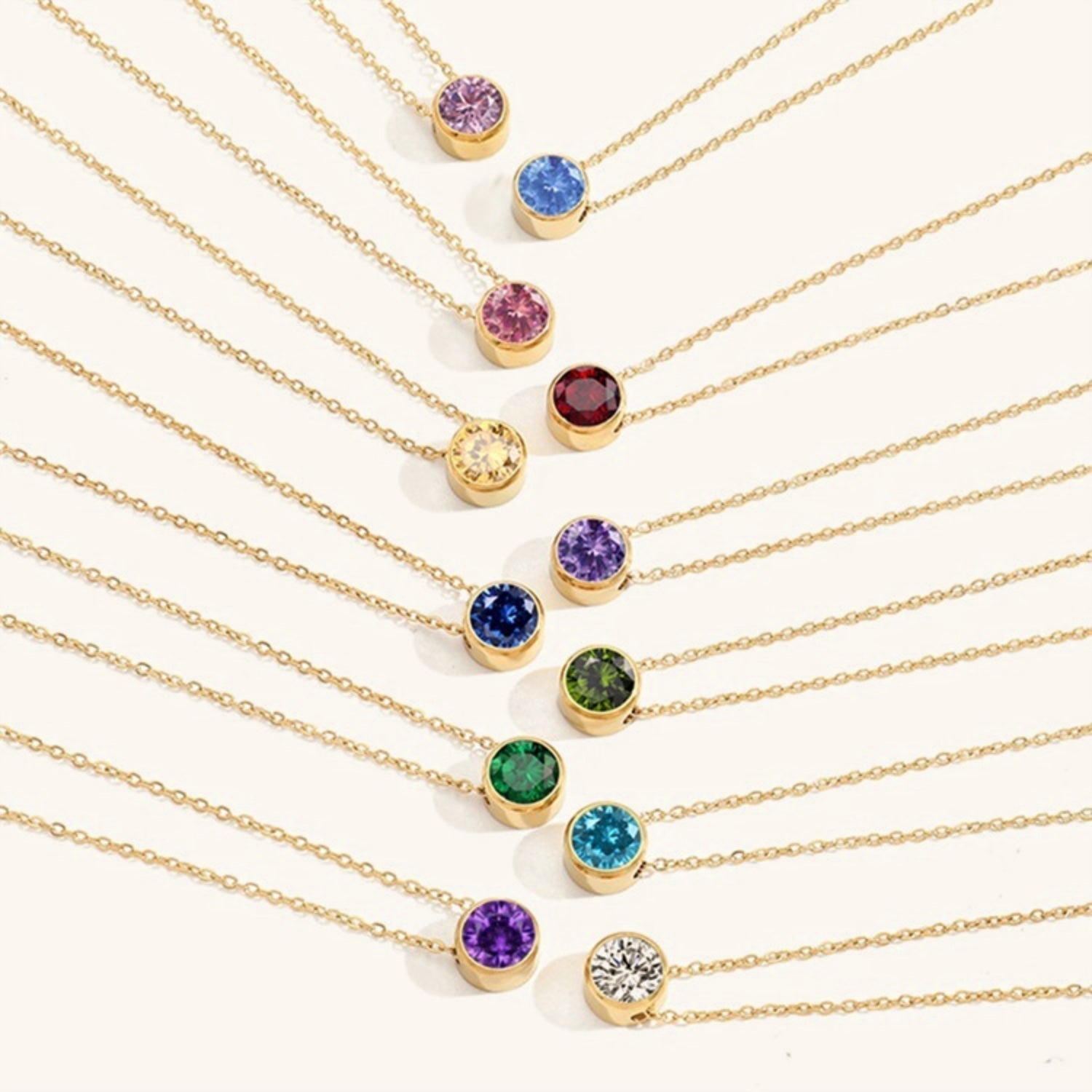 Amelia Birthstone Naszyjnik