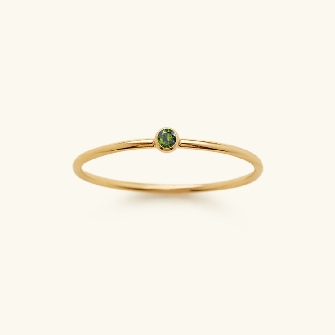 Amelia Birthstone Stacker Pierścionek