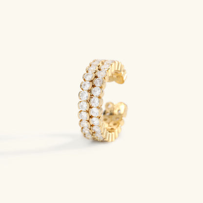 Cassandra Studded Złoto Pierścionek