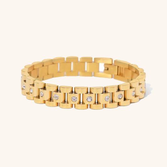 Złoto Watchband Bransoletka