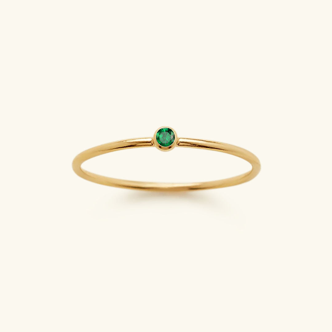 Amelia Birthstone Stacker Pierścionek