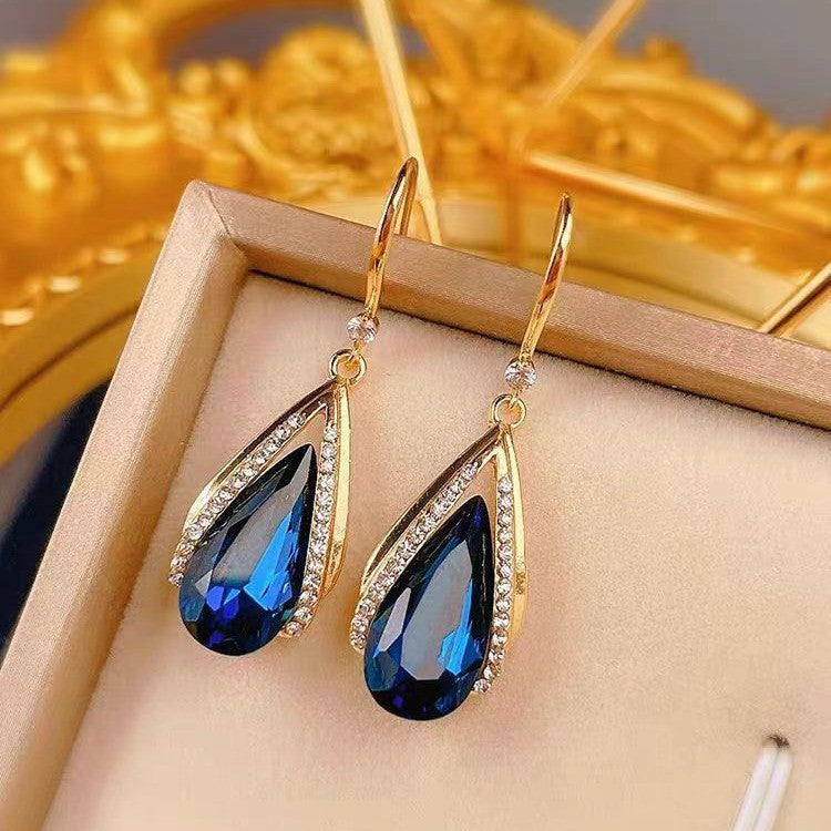 Azura Teardrop Kolczyki | Złoto