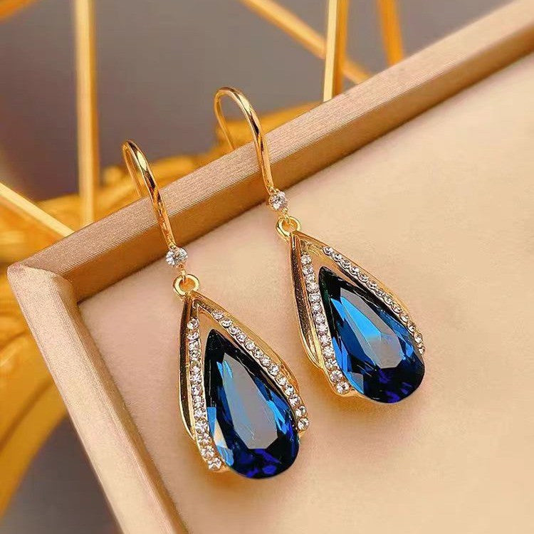 Azura Teardrop Kolczyki | Złoto