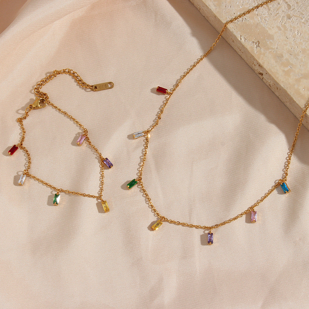 Josephine Gemstone Naszyjnik