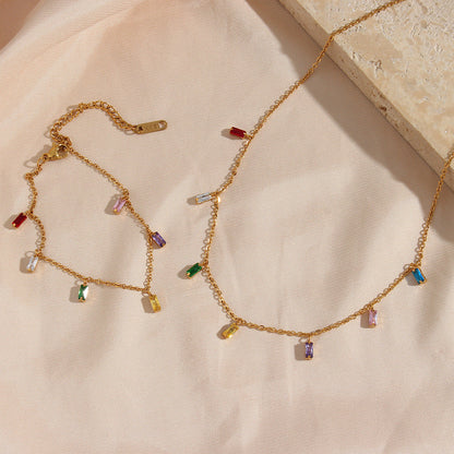 Josephine Gemstone Naszyjnik