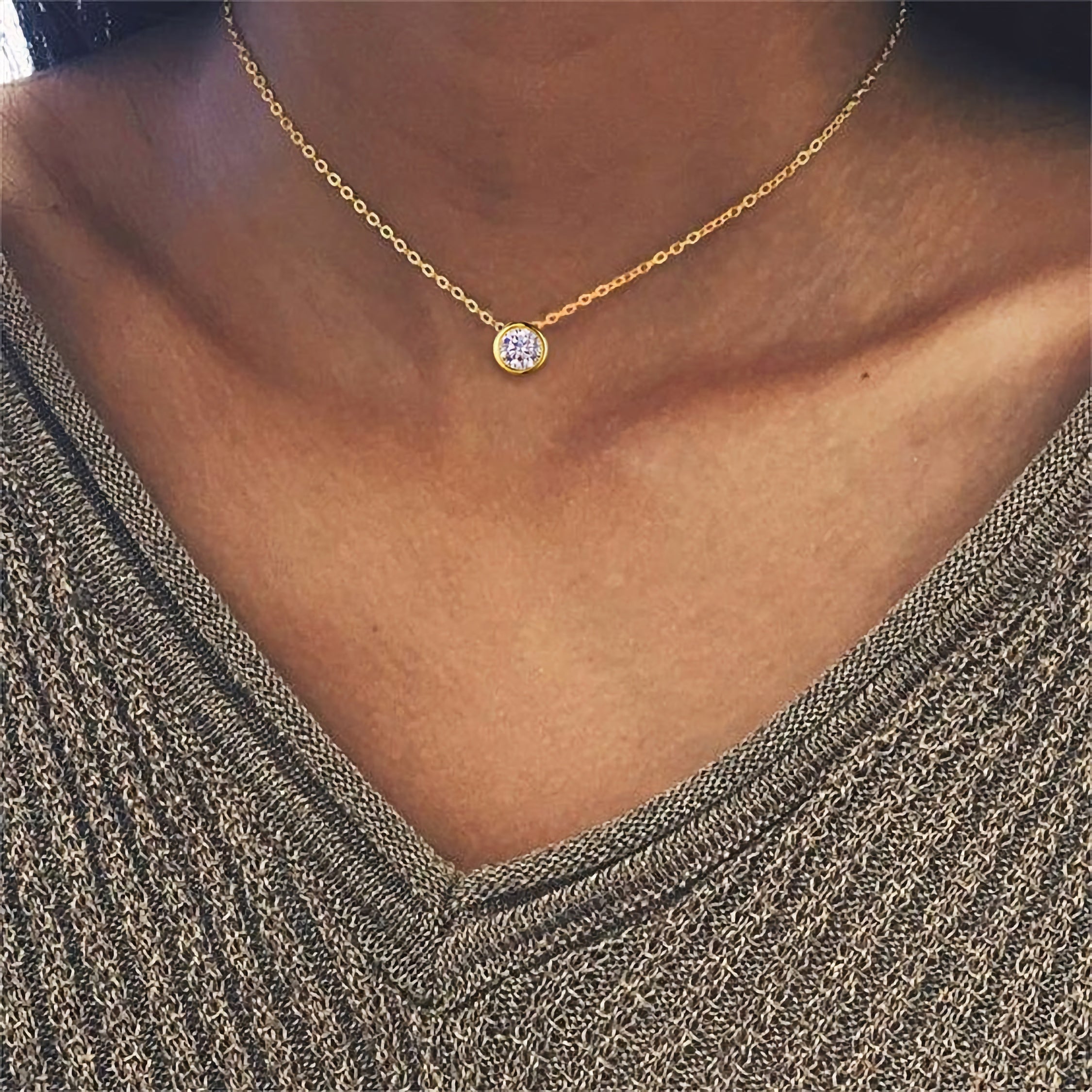 Amelia Birthstone Naszyjnik