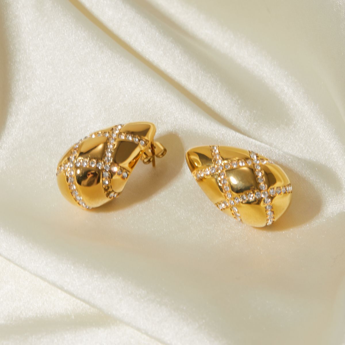 Linnea Złoto Kolczyki