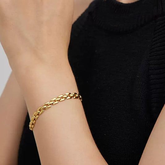 Timepiece Chain Bransoletka | Złoto