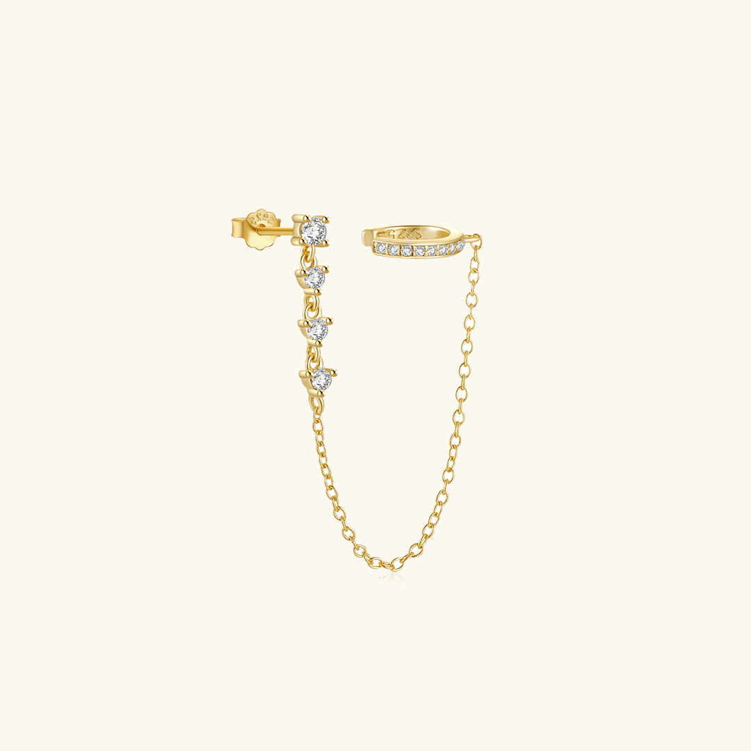 Audra Chain Cuff Kolczyk