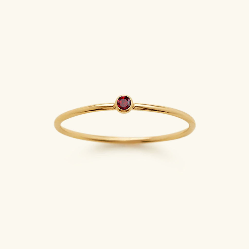 Amelia Birthstone Stacker Pierścionek