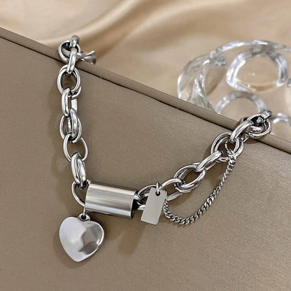 Heartened Chunky Bransoletka | Złoto