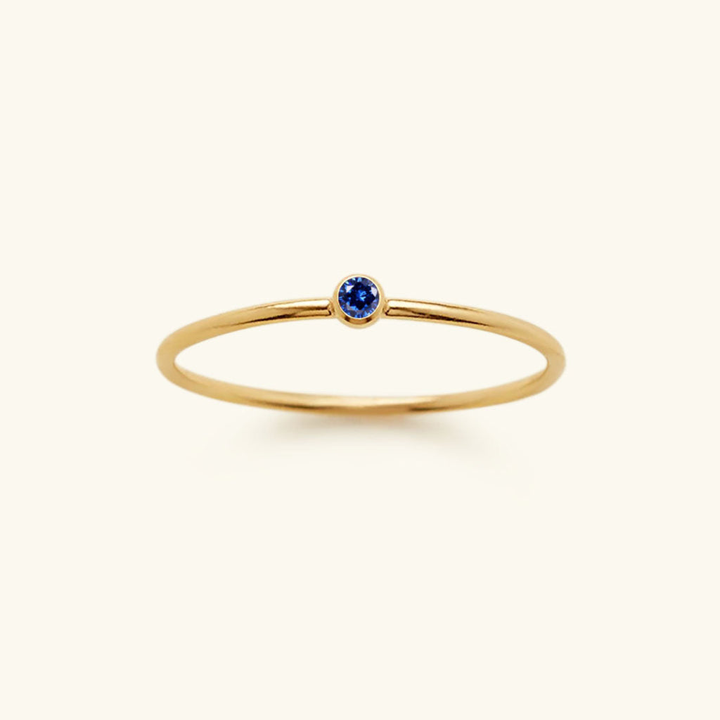 Amelia Birthstone Stacker Pierścionek