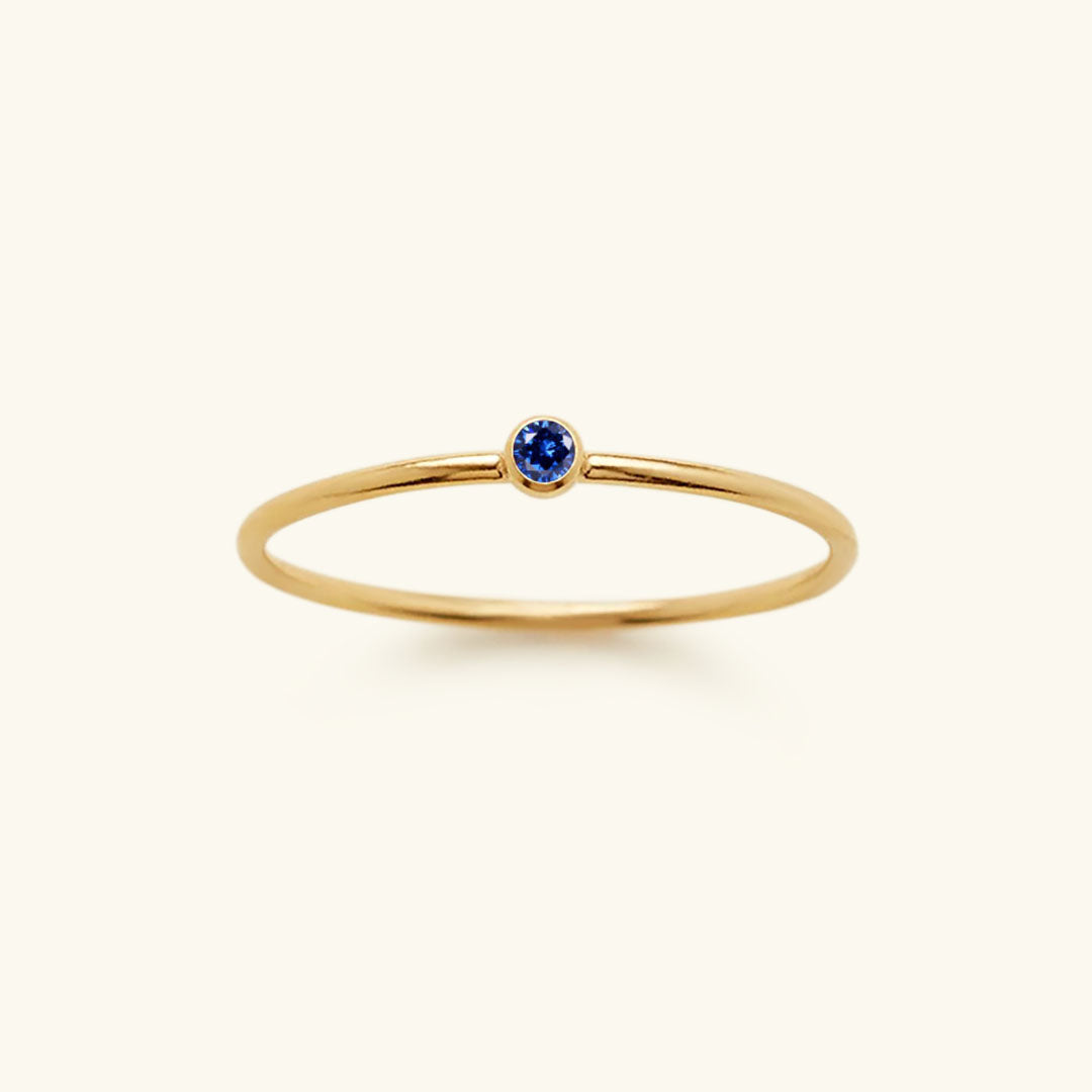 Amelia Birthstone Stacker Pierścionek