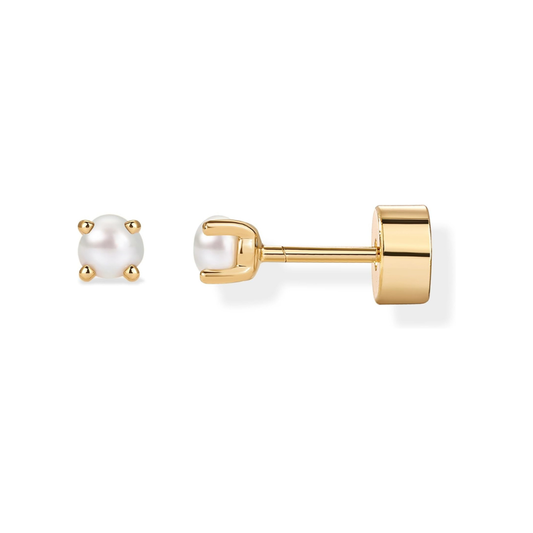 Dainty Perła Studs | Złoto
