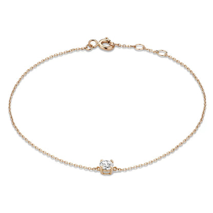 Cléa Moissanite Kamień Bransoletka | Złoto